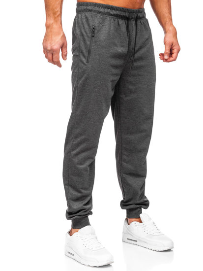 Bolf Herren Sporthose Jogger Pants Schwarzgrau  JX6105