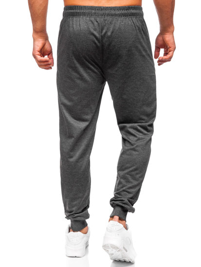 Bolf Herren Sporthose Jogger Pants Schwarzgrau  JX6105