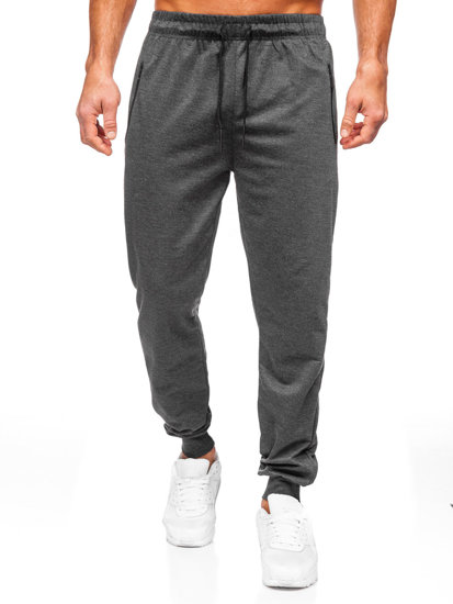 Bolf Herren Sporthose Jogger Pants Schwarzgrau  JX6105