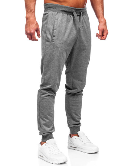 Bolf Herren Sporthose Jogger Pants Schwarzgrau  XW02