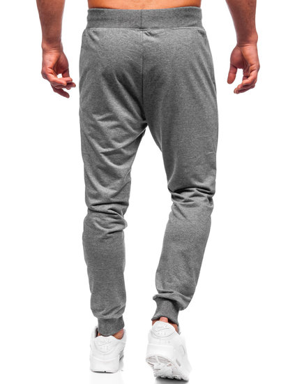 Bolf Herren Sporthose Jogger Pants Schwarzgrau  XW02