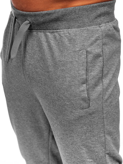 Bolf Herren Sporthose Jogger Pants Schwarzgrau  XW02A