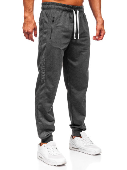 Bolf Herren Sporthose Joggers Anthrazit  JX6355