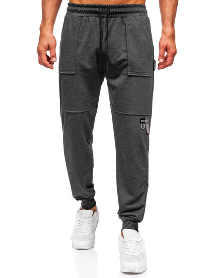 Bolf Herren Sporthose Joggers Anthrazit  JX6365