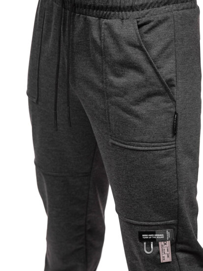 Bolf Herren Sporthose Joggers Anthrazit  JX6365