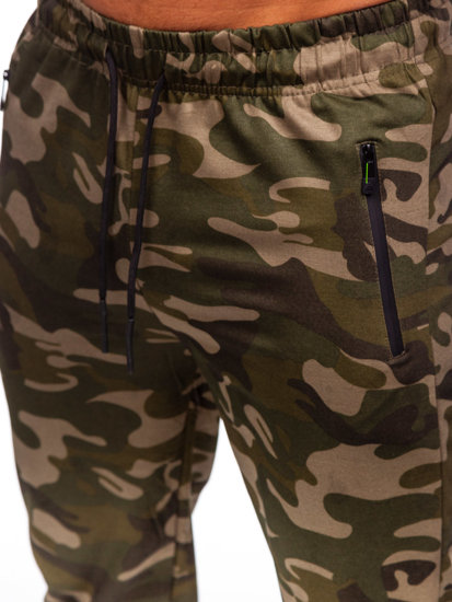 Bolf Herren Sporthose Joggers Camo Grün  JX6185