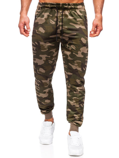 Bolf Herren Sporthose Joggers Camo Grün  JX6185