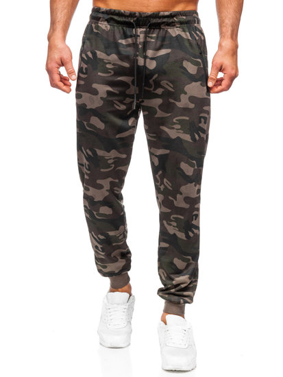 Bolf Herren Sporthose Joggers Camo Khaki  JX6185