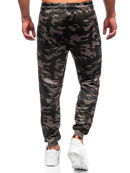 Bolf Herren Sporthose Joggers Camo Khaki  JX6186