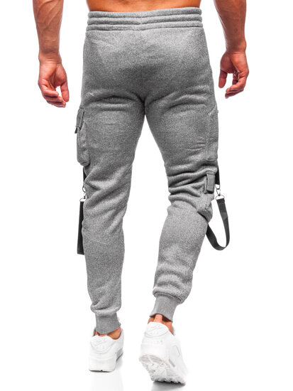 Bolf Herren Sporthose Joggers Cargohose Grau  HSS020