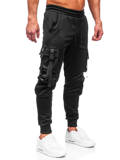 Bolf Herren Sporthose Joggers Cargohose Schwarz HS7173