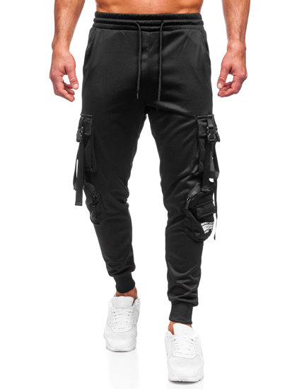 Bolf Herren Sporthose Joggers Cargohose Schwarz HS7173