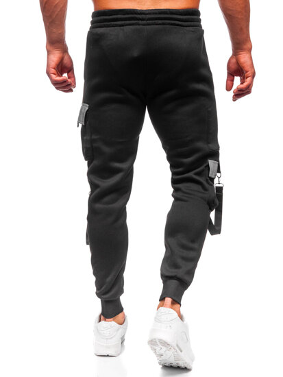 Bolf Herren Sporthose Joggers Cargohose Schwarz  HSS020