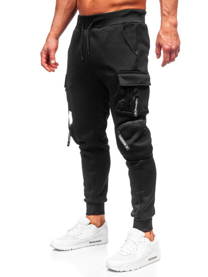 Bolf Herren Sporthose Joggers Cargohose Schwarz  HSS118