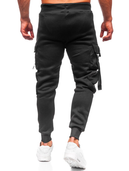 Bolf Herren Sporthose Joggers Cargohose Schwarz  HSS118