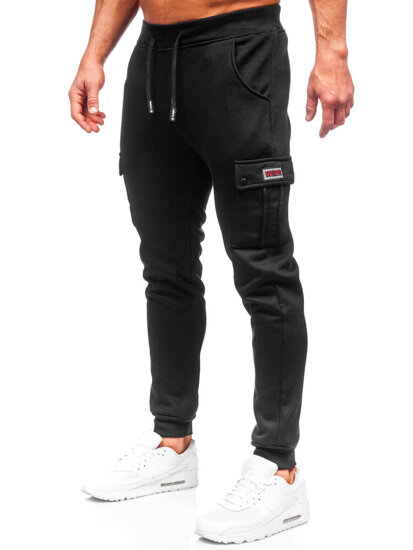 Bolf Herren Sporthose Joggers Cargohose Schwarz  HY-809