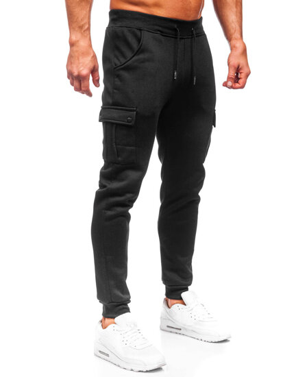 Bolf Herren Sporthose Joggers Cargohose Schwarz  HY-809