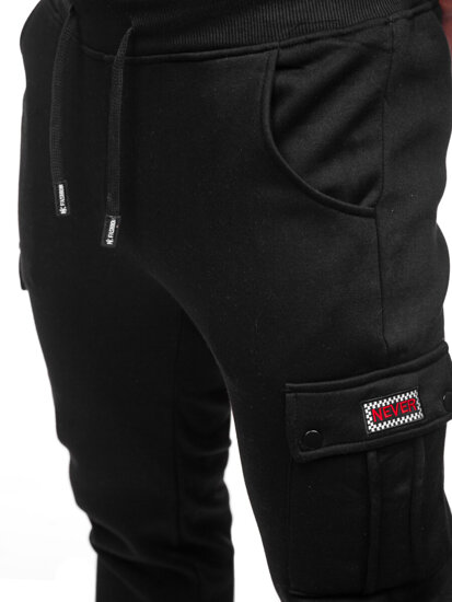 Bolf Herren Sporthose Joggers Cargohose Schwarz  HY-809