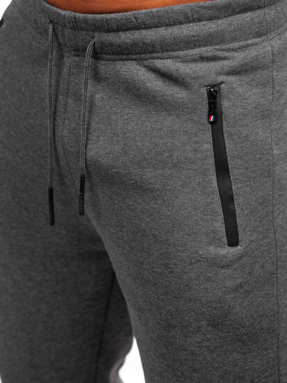 Bolf Herren Sporthose Joggers Grau JX9816