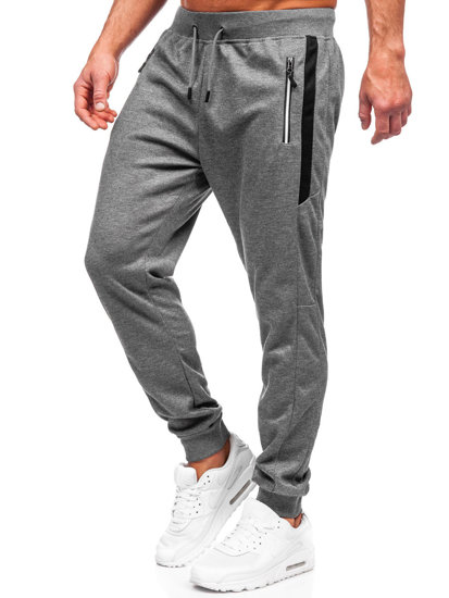 Bolf Herren Sporthose Joggers Schwarz  8K212A