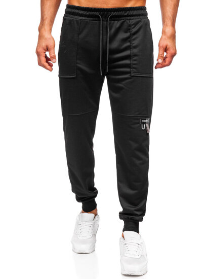 Bolf Herren Sporthose Joggers Schwarz JX6365