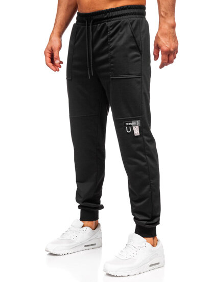 Bolf Herren Sporthose Joggers Schwarz JX6365