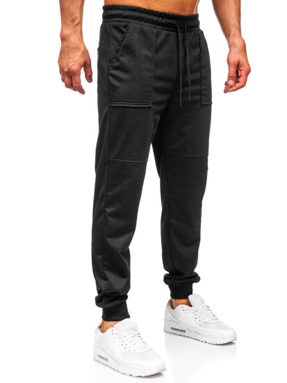 Bolf Herren Sporthose Joggers Schwarz JX6365