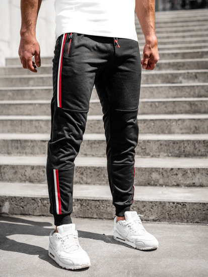 Bolf Herren Sporthose Joggers Schwarz  K10336A