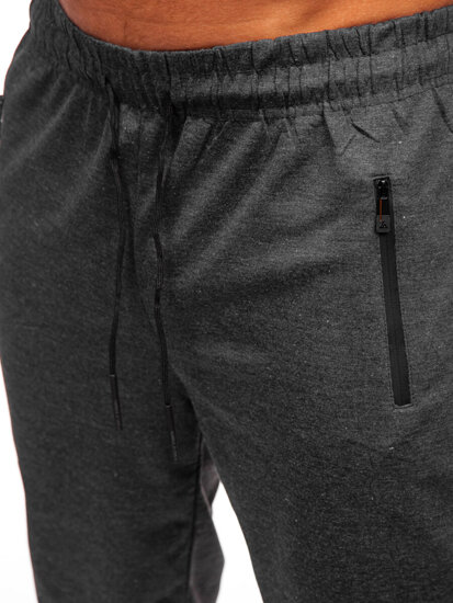 Bolf Herren Sporthose Joggers Schwarzgrau  JX6109