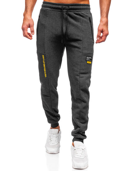 Bolf Herren Sporthose Joggers Schwarzgrau  JX6297