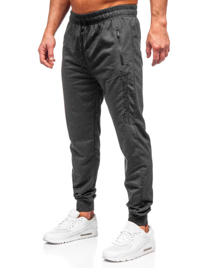 Bolf Herren Sporthose Joggers Schwarzgrau  JX6352