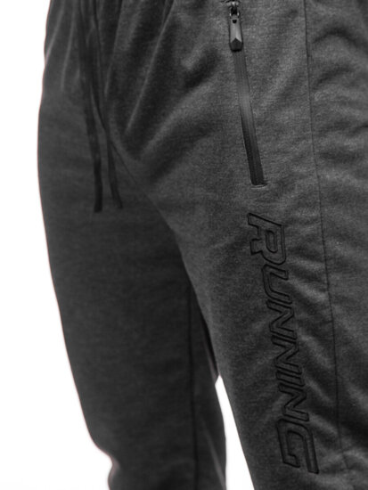 Bolf Herren Sporthose Joggers Schwarzgrau  JX6352