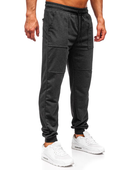 Bolf Herren Sporthose Joggers Schwarzgrau  JX6365