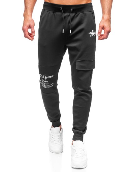 Bolf Herren Sporthose Schwarz  K10286