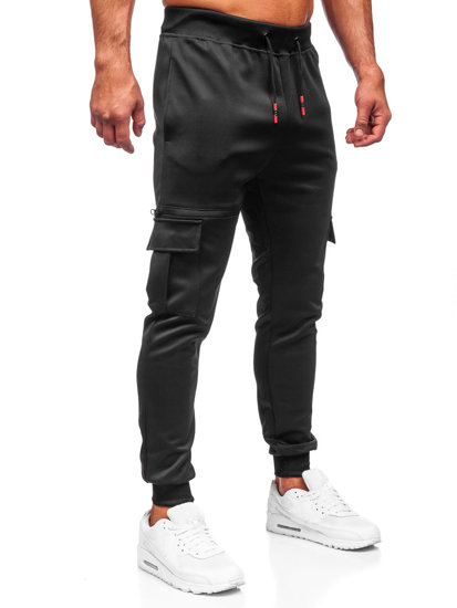 Bolf Herren Sporthose Schwarz  K10287