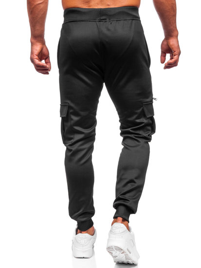 Bolf Herren Sporthose Schwarz  K10287