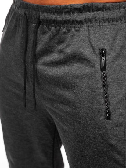 Bolf Herren Sporthose Schwarzgrau  JX6115