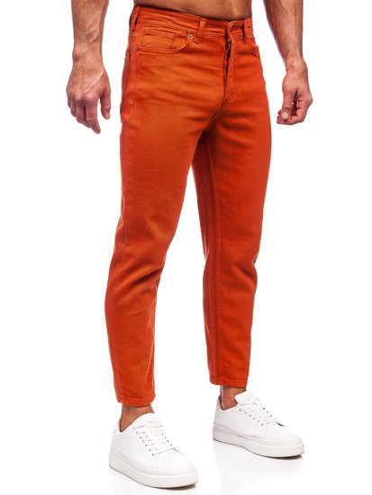 Bolf Herren Stoffhose Orange  GT