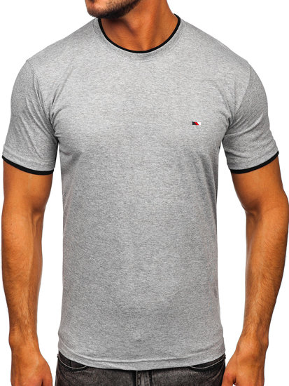 Bolf Herren T-Shirt Grau  14316