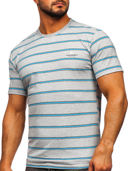 Bolf Herren T-Shirt Grau  14952