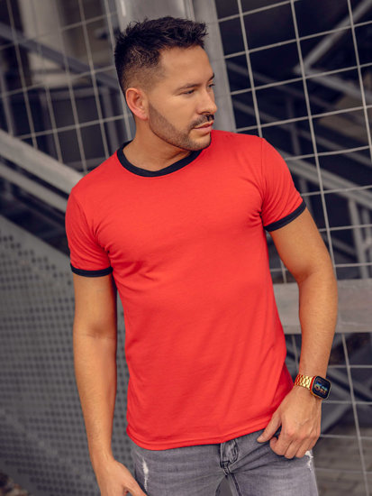 Bolf Herren T-Shirt Rot  8T83A