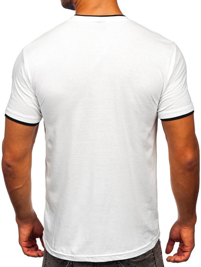 Bolf Herren T-Shirt Weiß  14316