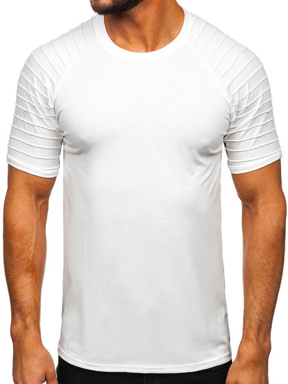 Bolf Herren T-Shirt Weiß  8T88