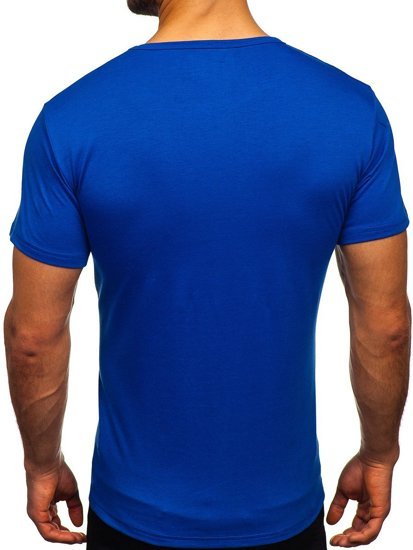 Bolf Herren T-Shirt mit Motiv Blau KS2525T