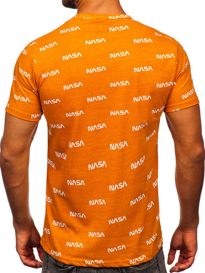 Bolf Herren T-Shirt mit Motiv Orange  14950