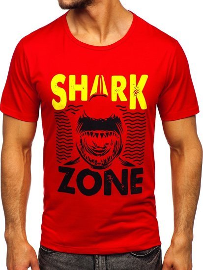 Bolf Herren T-Shirt mit Motiv Rot KS2652