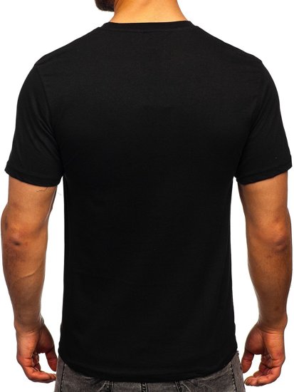 Bolf Herren T-Shirt mit Motiv Schwarz  192244