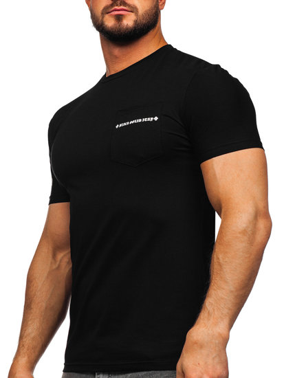 Bolf Herren T-Shirt mit Motiv Schwarz  MT3044