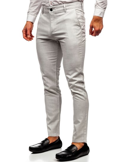 Bolf Herren Textil Hose Chinos Beige  0015