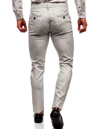 Bolf Herren Textil Hose Chinos Beige  0015